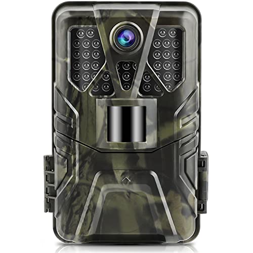 Wildlife Camera 36MP 2.7k Trail Game Camera with Night Vision 940nm IR LEDs IP66 Waterproof Include...