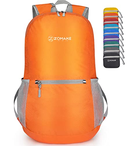 ZOMAKE Foldable Backpack Lightweight Rucksack 20L, Packable Small Backpacks Water Resistant for...