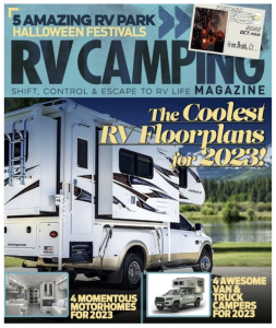 October’s ‘RV Camping’ Mag Features ‘Coolest Floorplans’