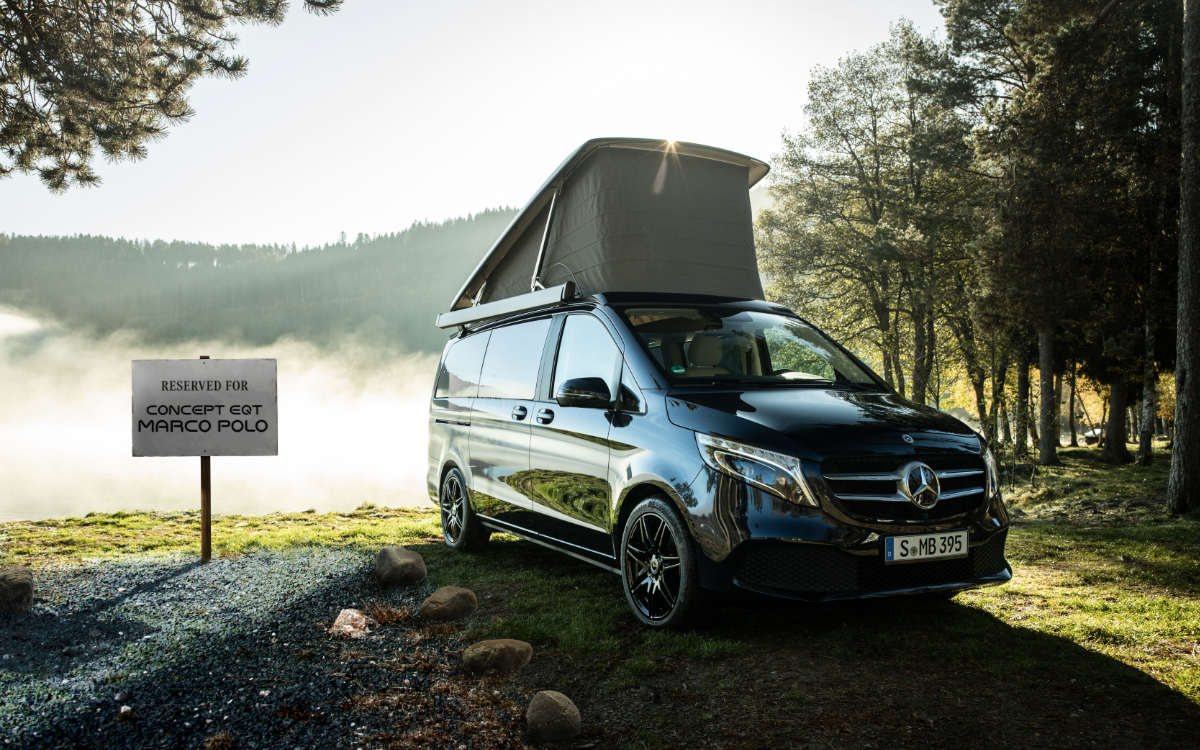Mercedes Teases an Electric Camper Van Prototype
