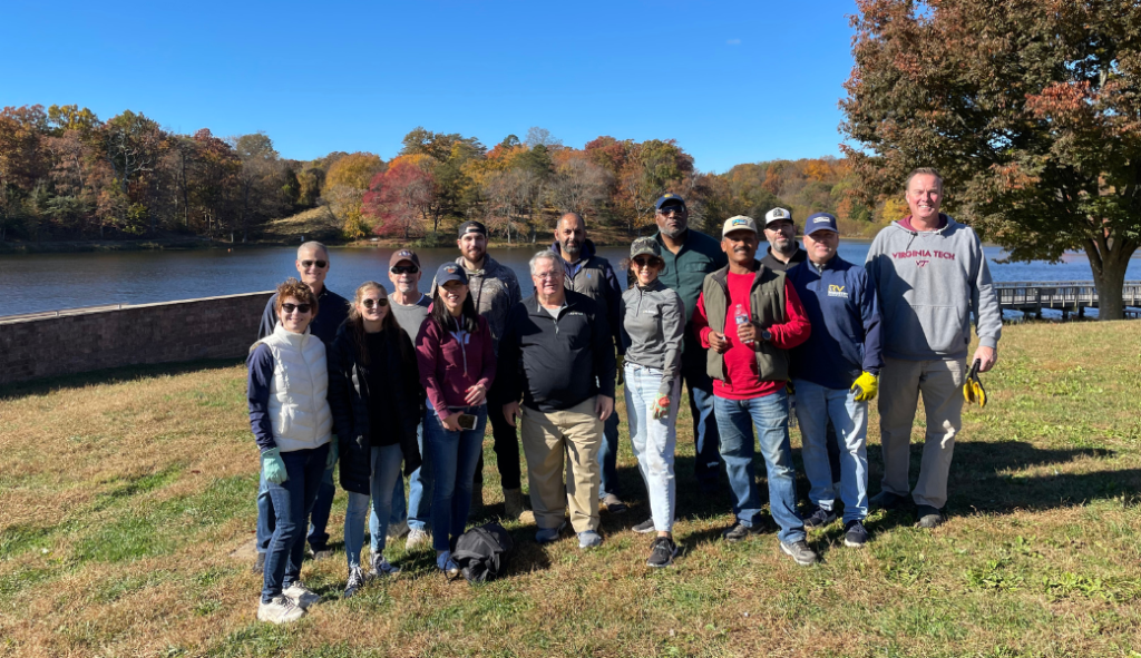 RVIA Staff Volunteers in Cleanup Project at Lake Fairfax Park
