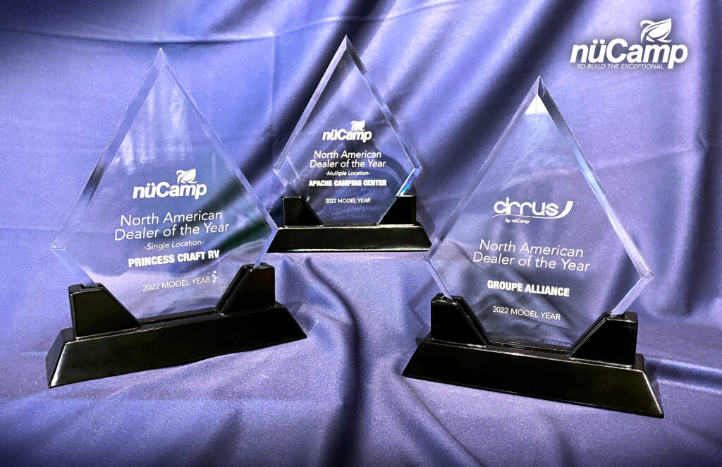nuCamp Announces Top Dealer Awards for 2022 Model Year