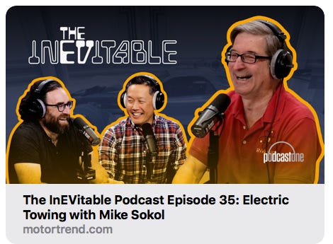 Mike Sokol Takes Part in MotorTrend Podcast on EV Towing