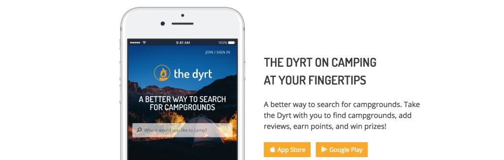 find car camping on the dyrt
