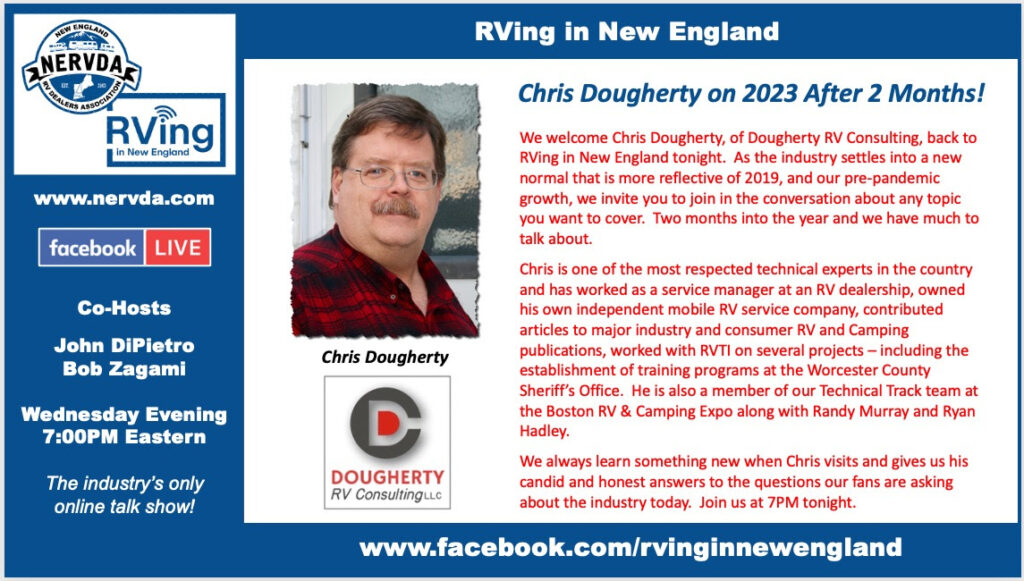 RV Industry Veteran Dougherty Joins ‘RVing in New England’