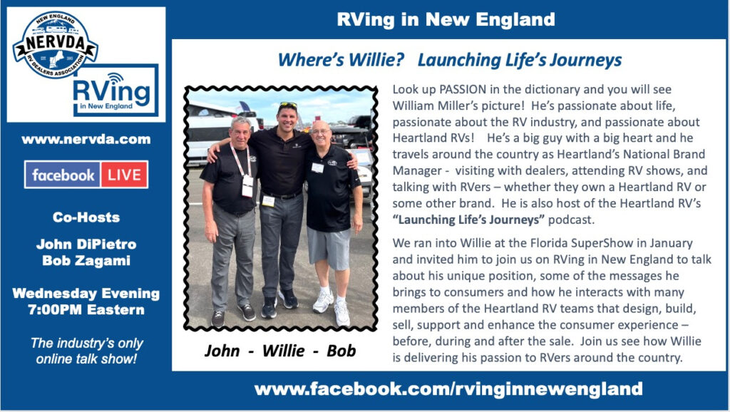 ‘RVing in New England’ Features Will Miller of Heartland RV
