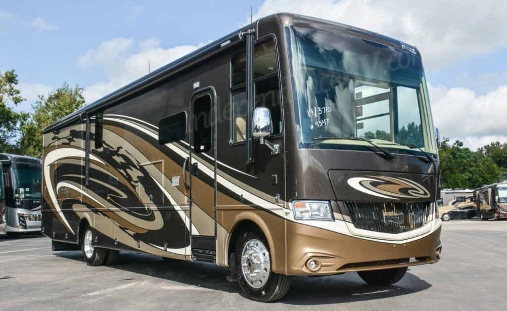 class a motorhome in lot