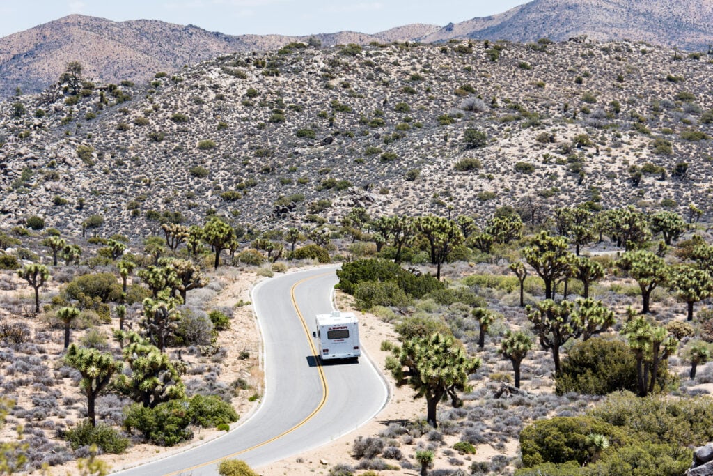 RV in Joshua Tree