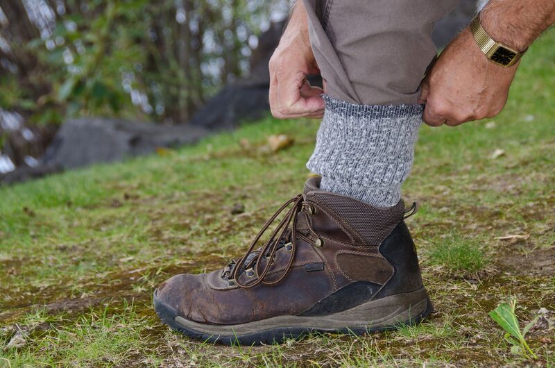 Tips for Avoiding Tick Bites Tuck Pants into Socks