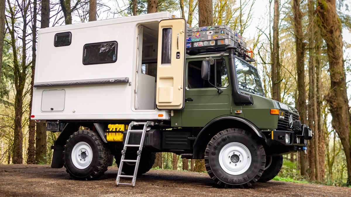 Car and Driver Features 1987 Mercedes Unimog Camper