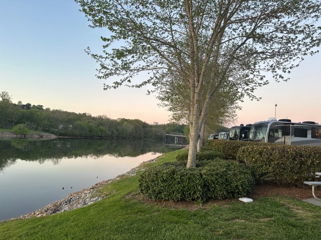RV sites on river