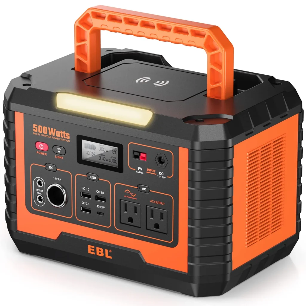 EBL 500 watt portable power station