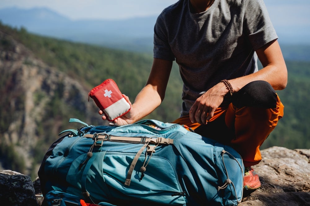 Camping packing emergency supplies