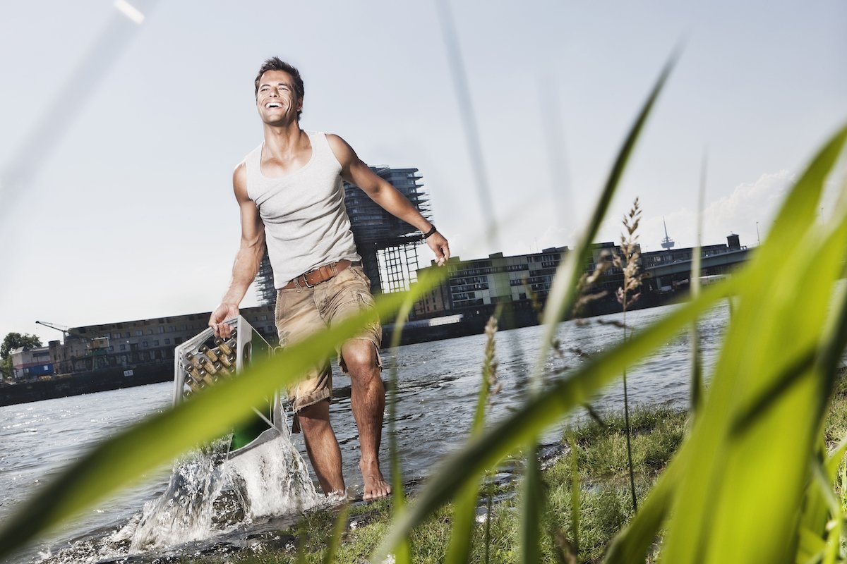 Keep Your Beer Cold by Storing It in the River