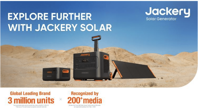 Jackery Launches New Product Solar Generator 2000 Plus