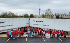 Lippert Gives Mattresses, Builds Beds to Help Needy Kids