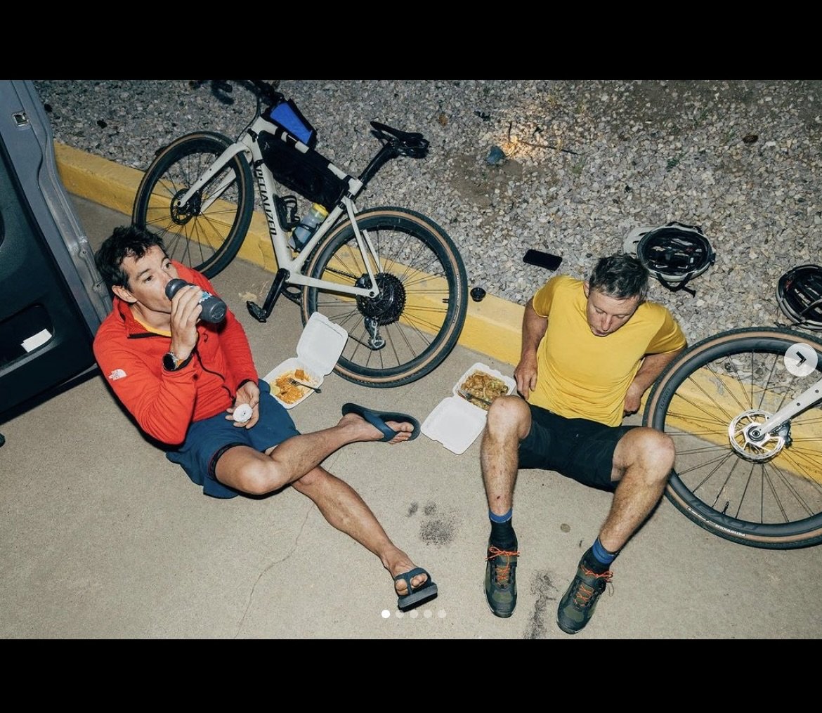Alex Honnold and Tommy Caldwell Kick Off Epic Bike Adventure