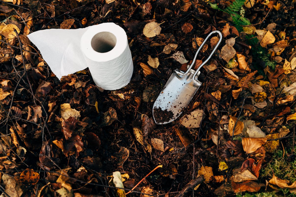 How Bear Grylls Makes an Outdoor Toilet for Camping