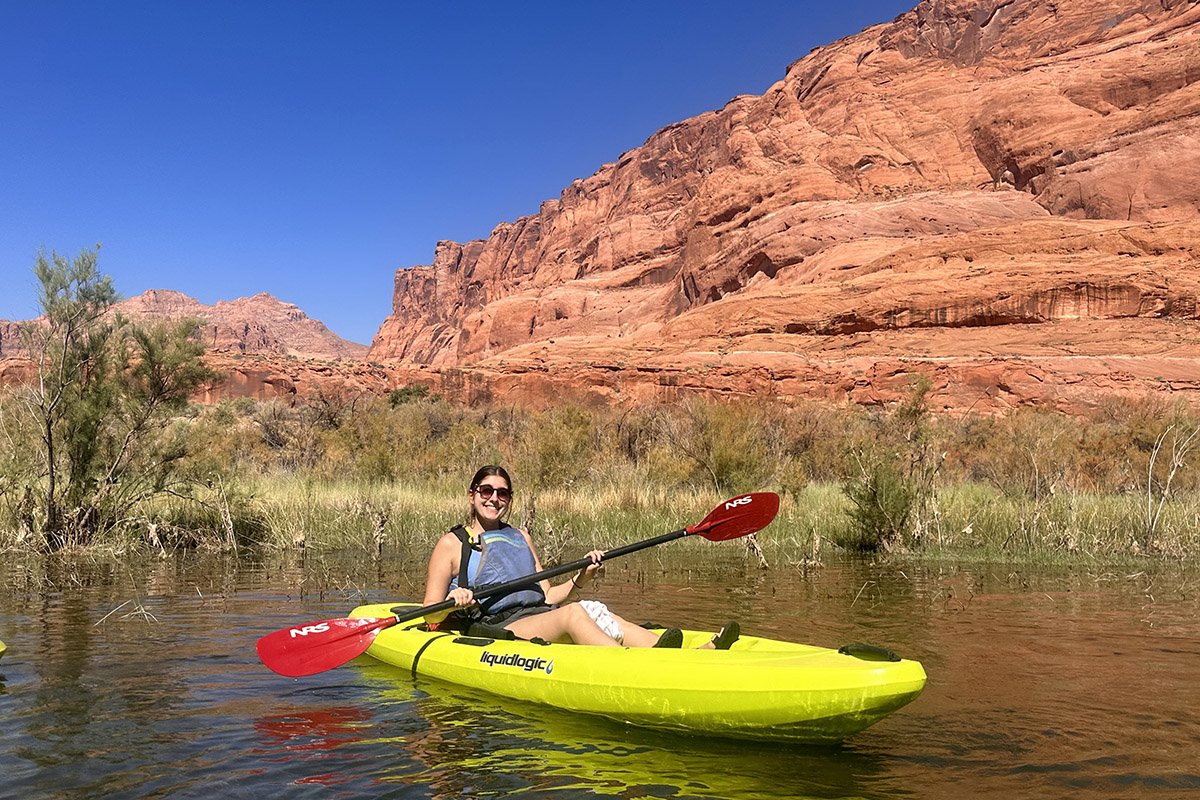 Kayaking Horse Shoe Bend offers those who are interested a unique and intimate way to experience the Colorado River.