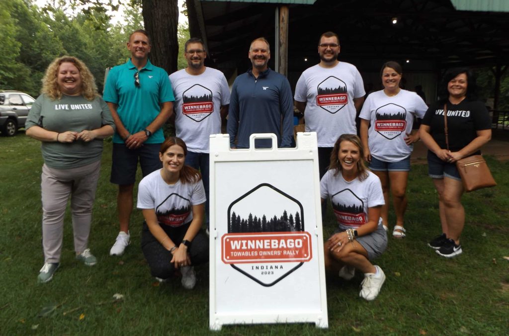 Service Project Highlighted at Winnebago Towables Rally