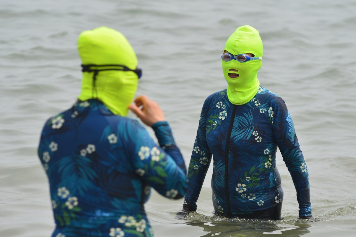 The Facekini Is the New Fashion Trend to Protect You From the Sun