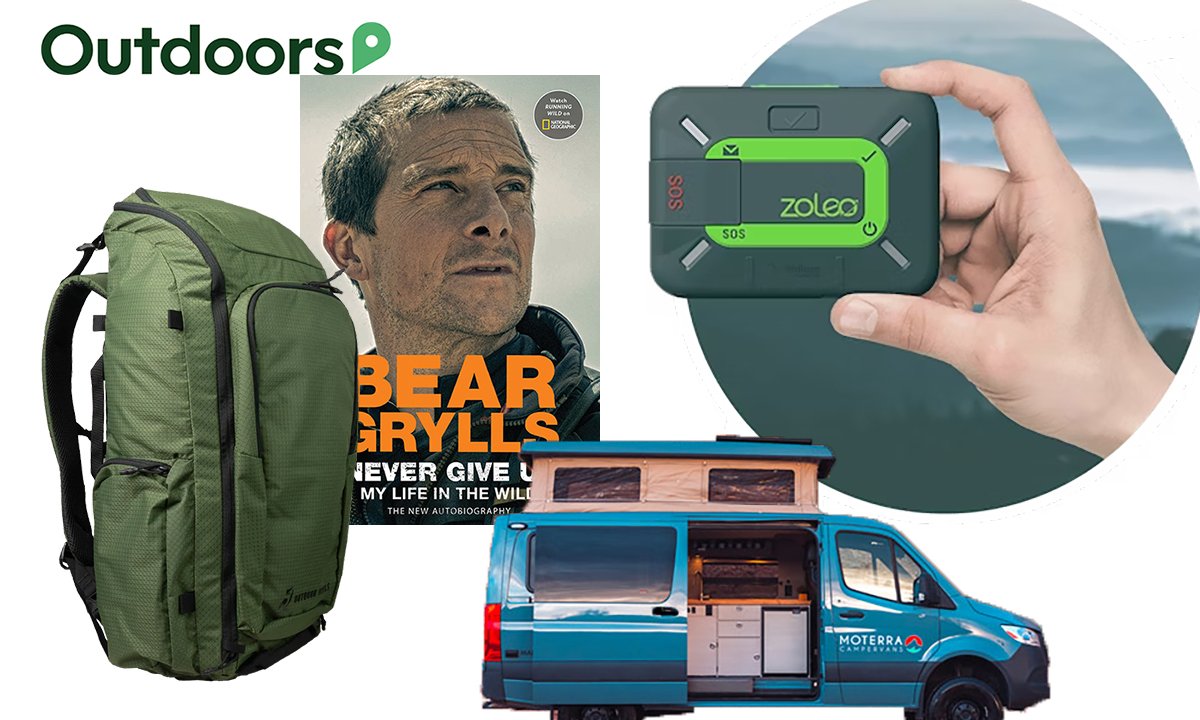 CONTEST: Win a ZOLEO Satellite Communicator, Moterra Campervans Rental, Outdoors Vitals Backpack and Signed Bear Grylls Book