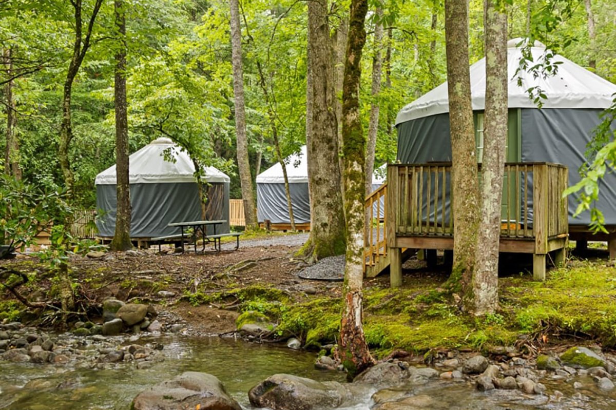New Luxury Campsite Near Great Smoky Mountain National Park Aims to ‘Reinvent Roughing It’