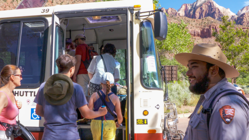 ‘Next Stop: Angels Landing,’ Zion National Park Celebrates Its 90 Millionth Bus Rider