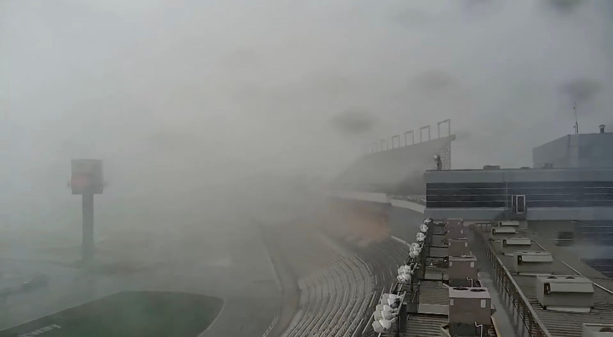Video Captures Extreme Weather and Dangerous Winds Tearing Through a NASCAR Track