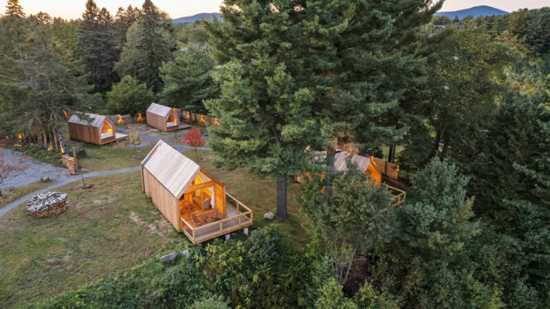 A-Frames & Barrel Saunas Galore at New York’s Eastwind Hotels