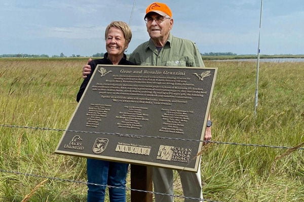 Gene and Rosalie Grazzini honored for conservation of Minnesota wetlands – Outdoor News