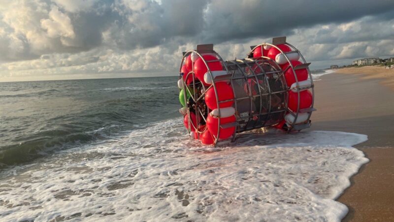 Man Arrested (Again) After Trying to Cross the Atlantic in a Floating Bubble Contraption