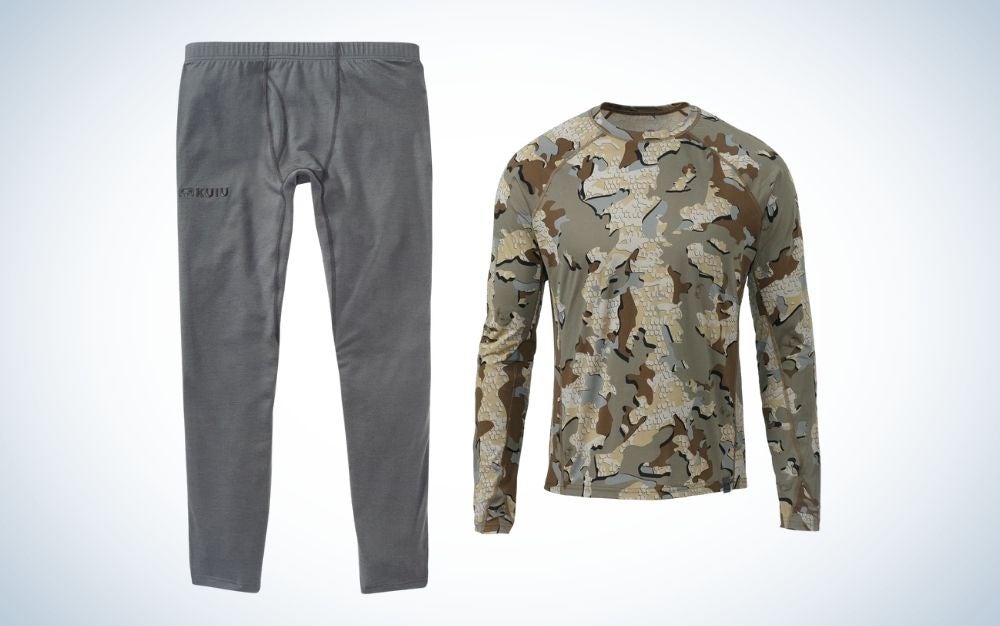 KUIU Peloton 118 LS Crew-T & Ultra Merino 145-Zip Off Bottom are the best midweight.