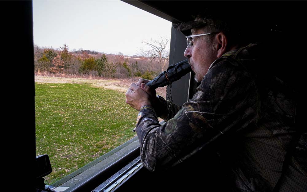 The Buck Bark is loud enough to grab a buck's attention even if he's at the other end of the field.