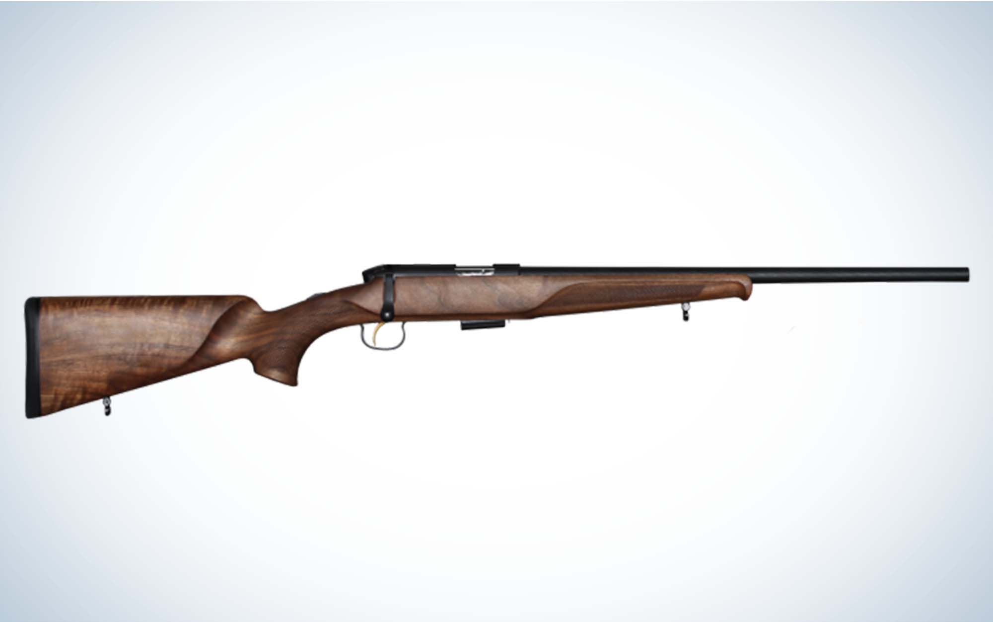 The Zephyr II is the best rimfire rifle with a fancy wood stock.