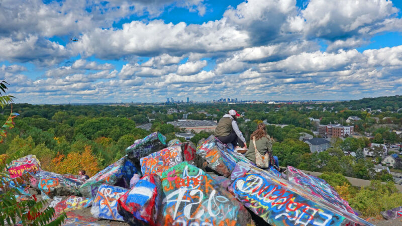 This Graffiti-Covered Crag Is Boston’s Secret Urban Climbing Zone