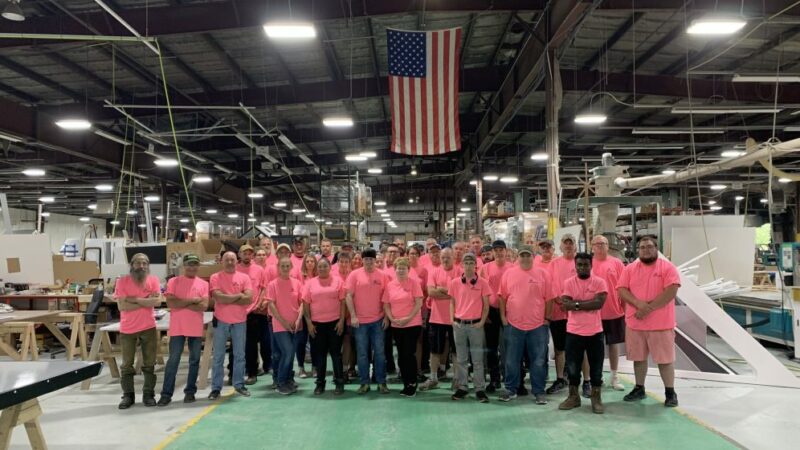 Aliner Conducts ‘Pink-Out’ for Breast Cancer Awareness – RVBusiness – Breaking RV Industry News