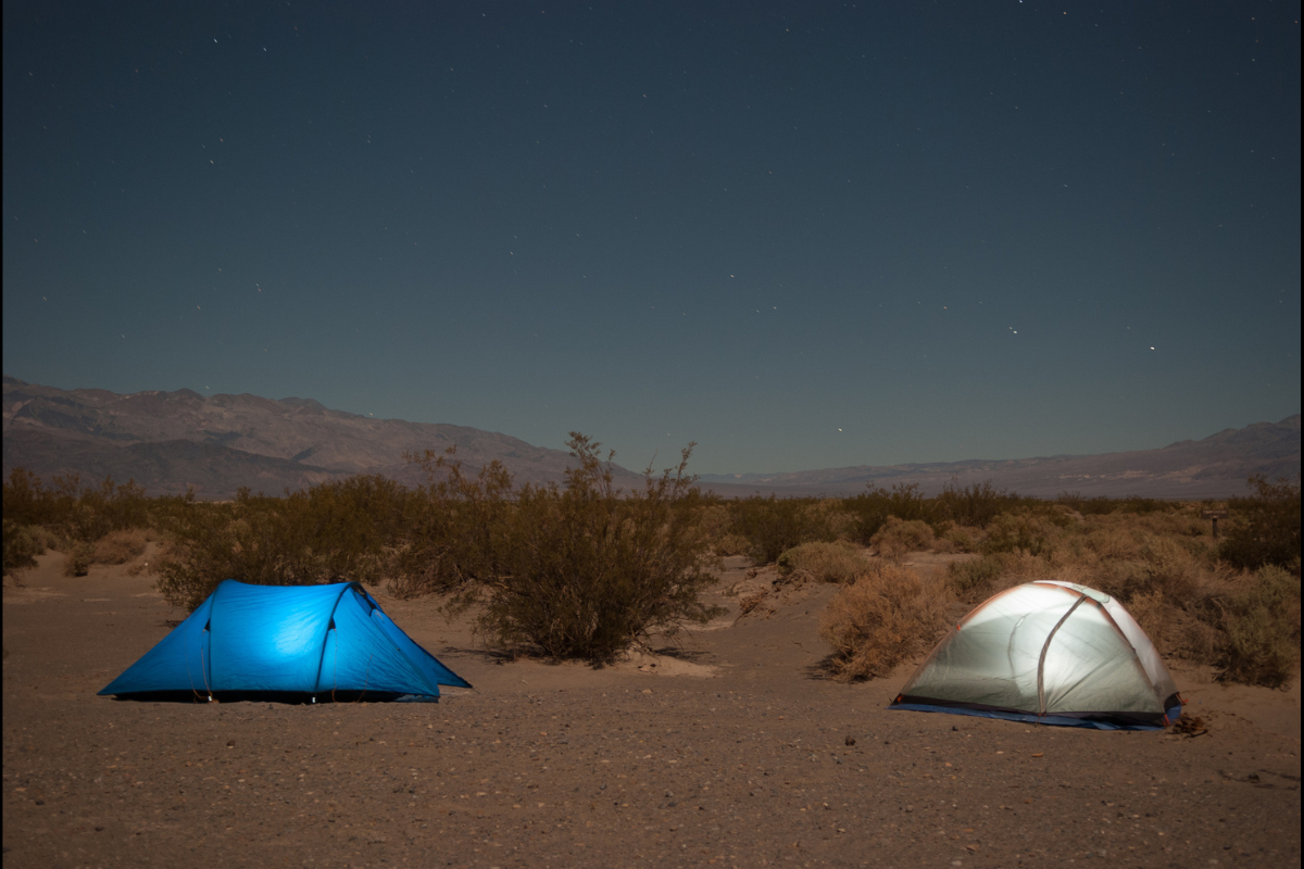 death valley camping open
