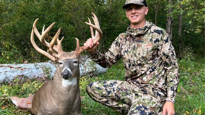 Hunter Follows Dad’s Advice and Tags Giant Triple-Beam Buck