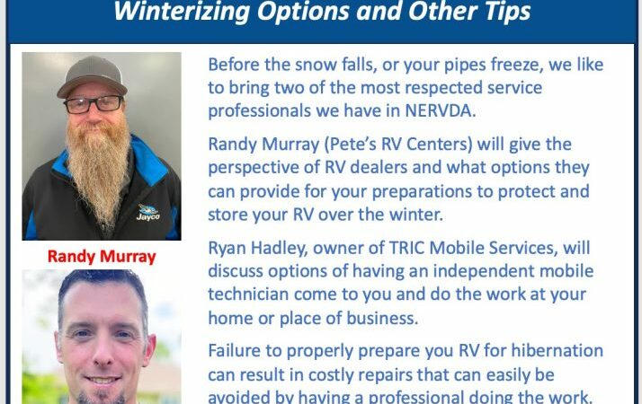 ‘RVing in New England’ Show to Discuss RV Winterizing – RVBusiness – Breaking RV Industry News