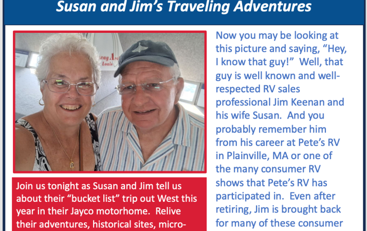 ‘RVing in New England’ to Feature Jim Keenan of Pete’s RV – RVBusiness – Breaking RV Industry News