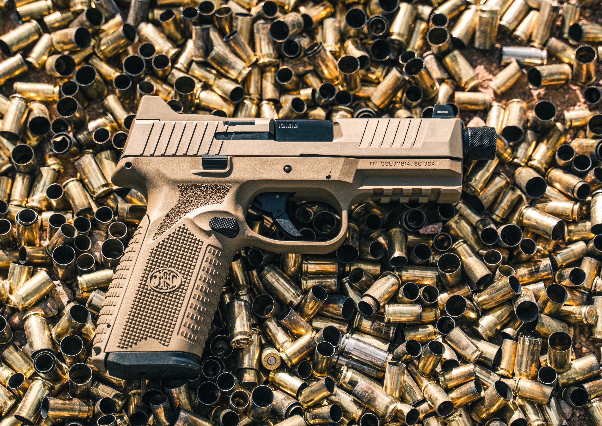 The FN 510 Tactical 10mm handgun