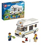 LEGO 60283 City Great Vehicles Holiday Camper Van Toy Car for Kids Aged 5 Plus Years Old, Caravan...