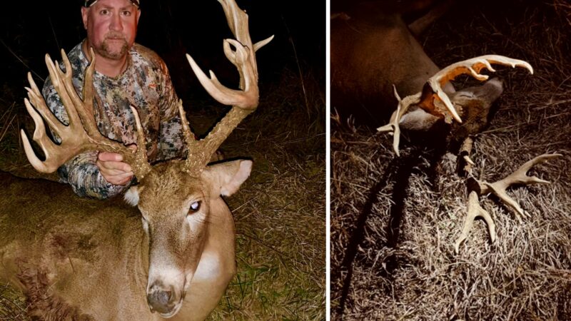Bowhunter Tags 19-Point Kansas Buck During Heat Wave