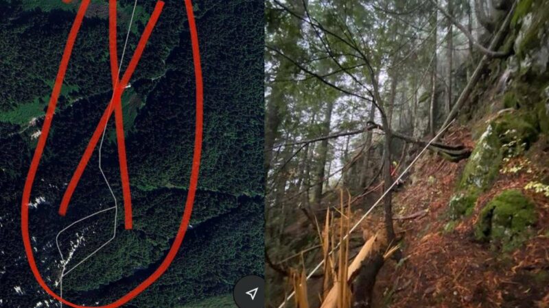 Hiker Stranded After Following Google Maps Trail that Doesn’t Exist