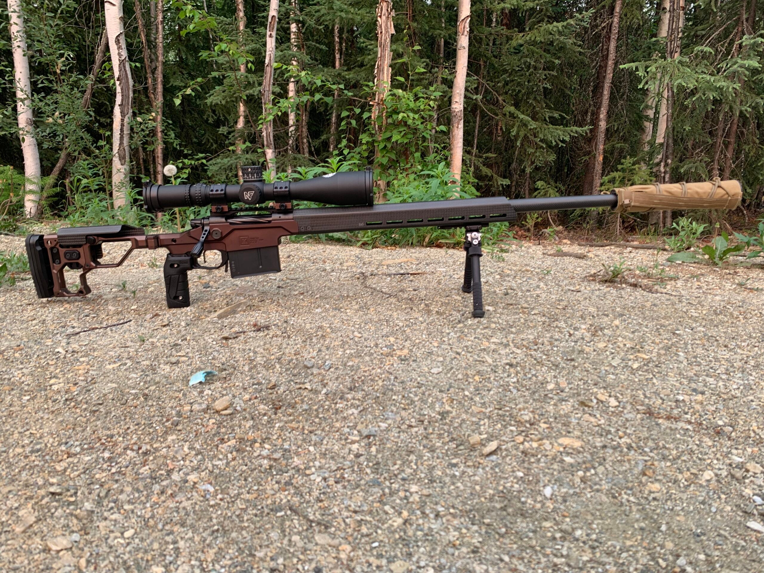 .338 Lapua Magnum with a Silencerco Suppressor