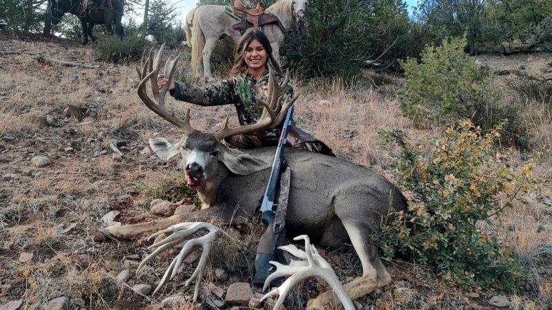Teen Tags Monster Mule Deer, Finds Its Sheds 50 Yards from Where It Fell