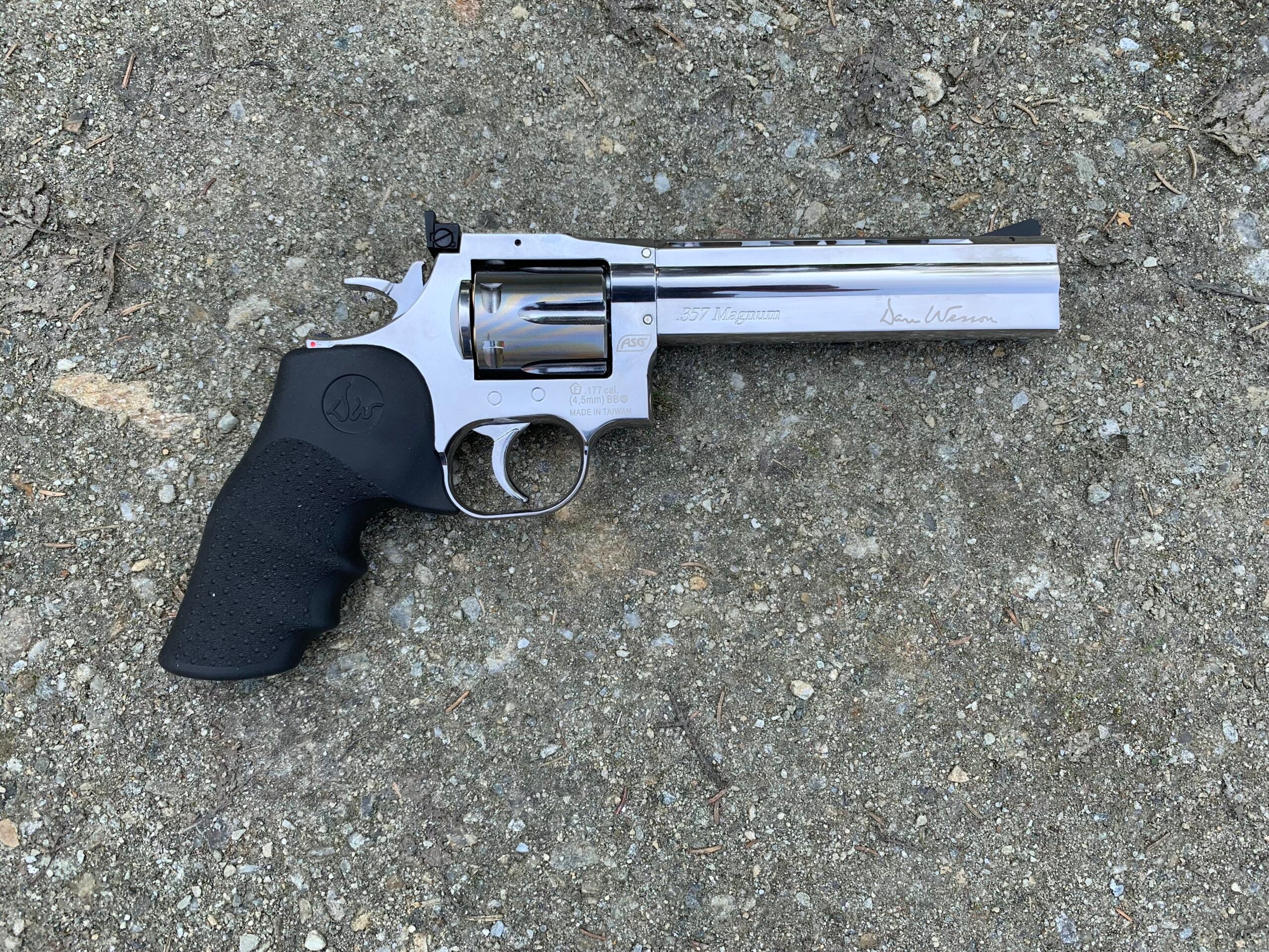 The Dan Wesson 715 bb gun revolver
