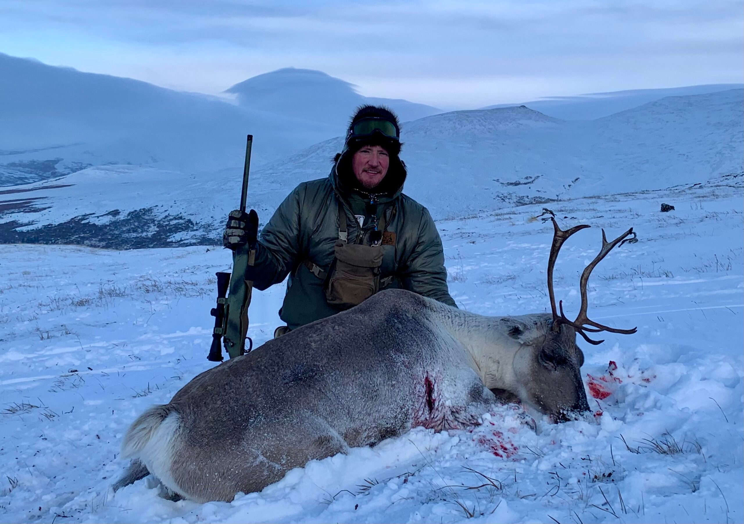 Caribou taken with Remington Model 710