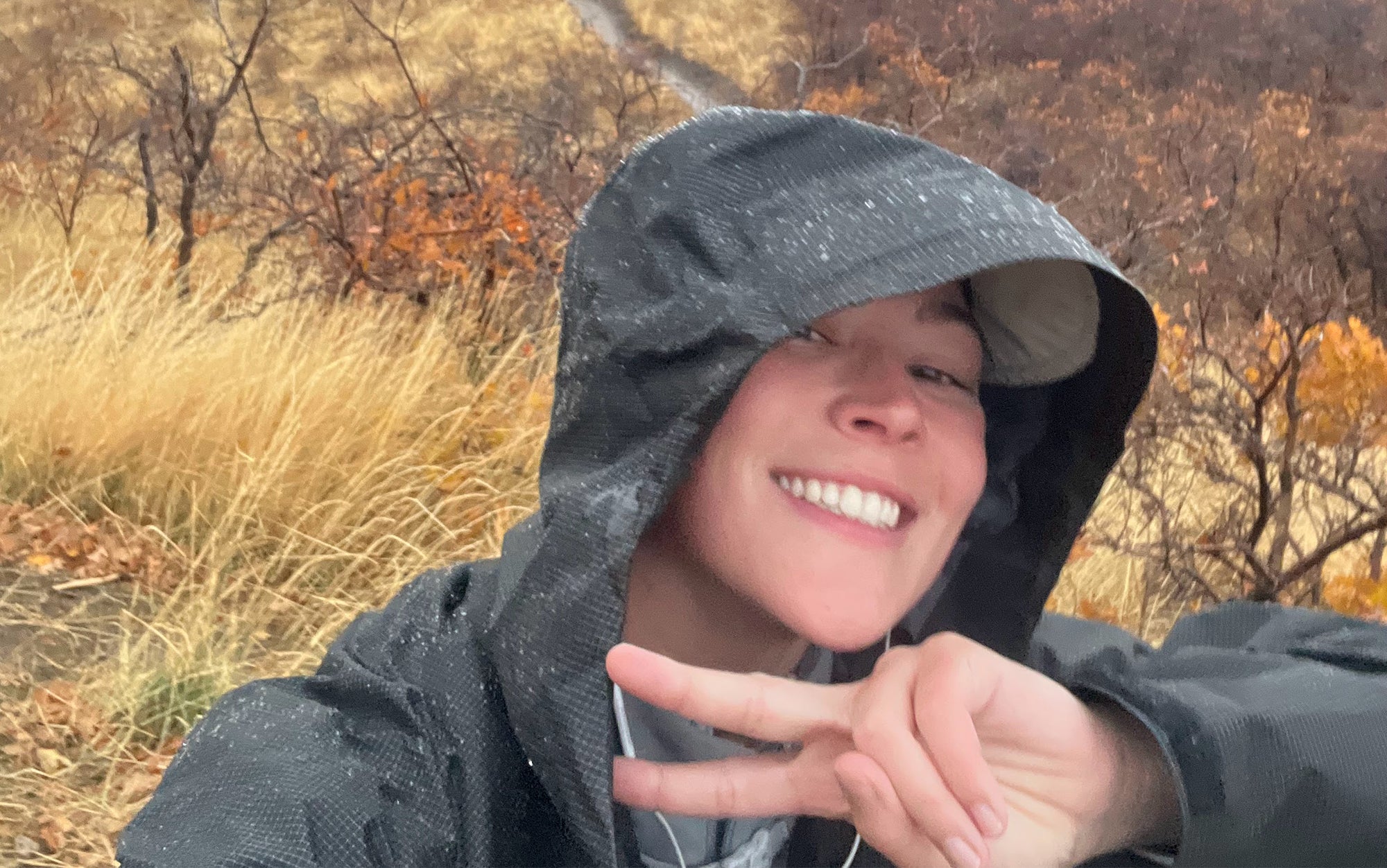 Assistant editor Ashley Thess tests the Arcâteryx Beta LT on a trail run near her home in Salt Lake City.